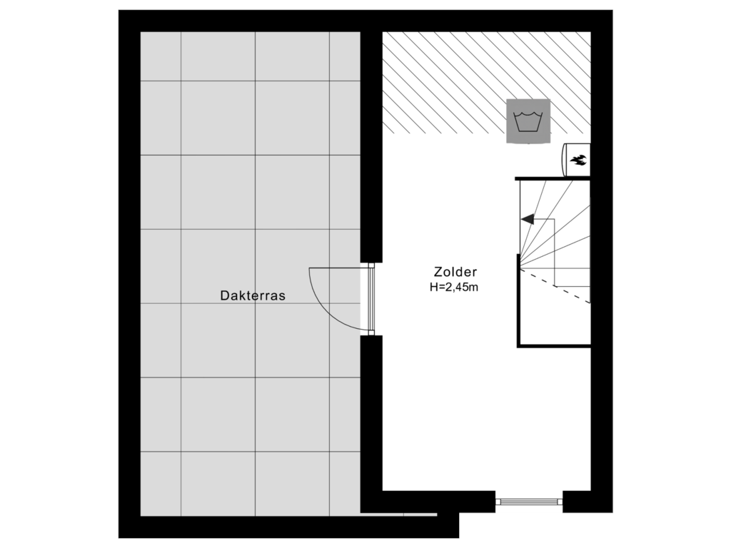 Bekijk plattegrond van 2e Verdieping van Rie Cramerplantsoen 39