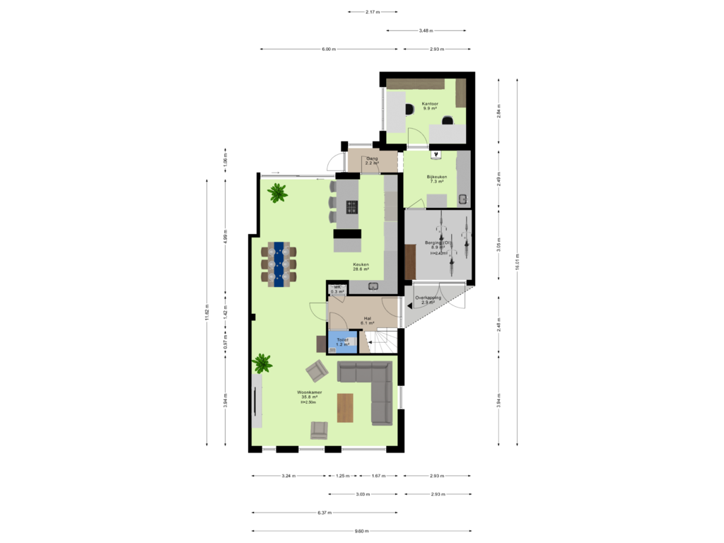 Bekijk plattegrond van Begane grond van Etmat 14