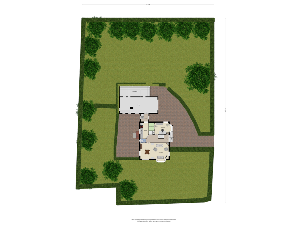 Bekijk plattegrond van Begane Grond Tuin van Bosscherweg 2