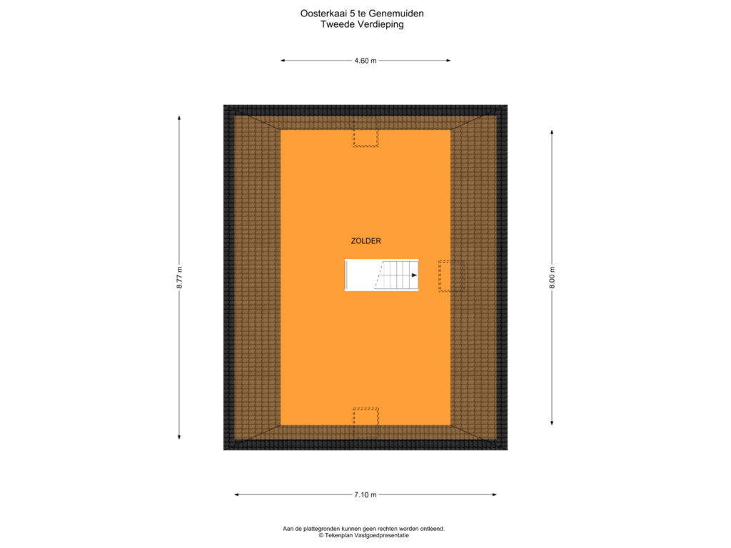 View floorplan of Tweede Verdieping of Oosterkaai 5