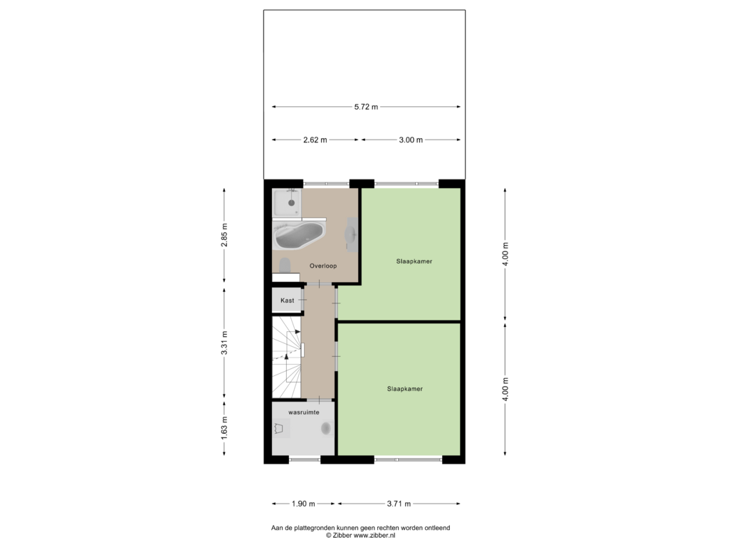 Bekijk plattegrond van Eerste Verdieping van Jasmijnstraat 39