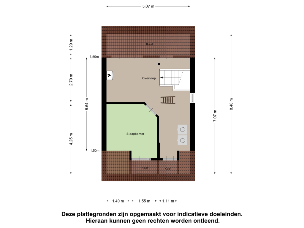 Bekijk plattegrond van Tweede Verdieping van de Lage Geer 2