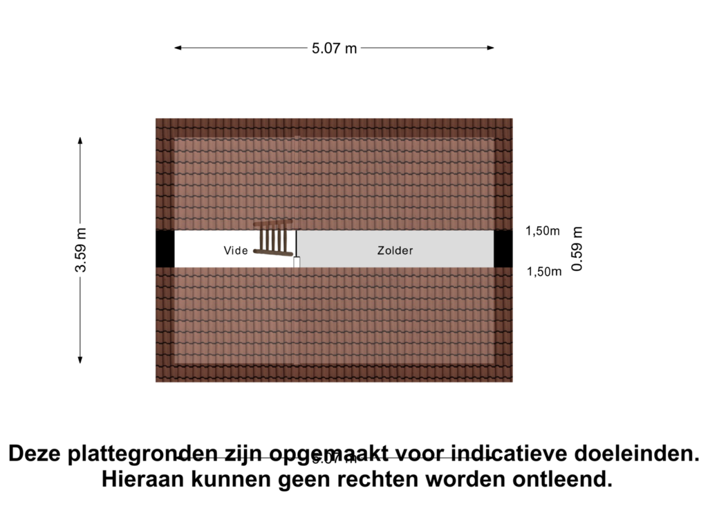 Bekijk plattegrond van Zolder van de Lage Geer 2