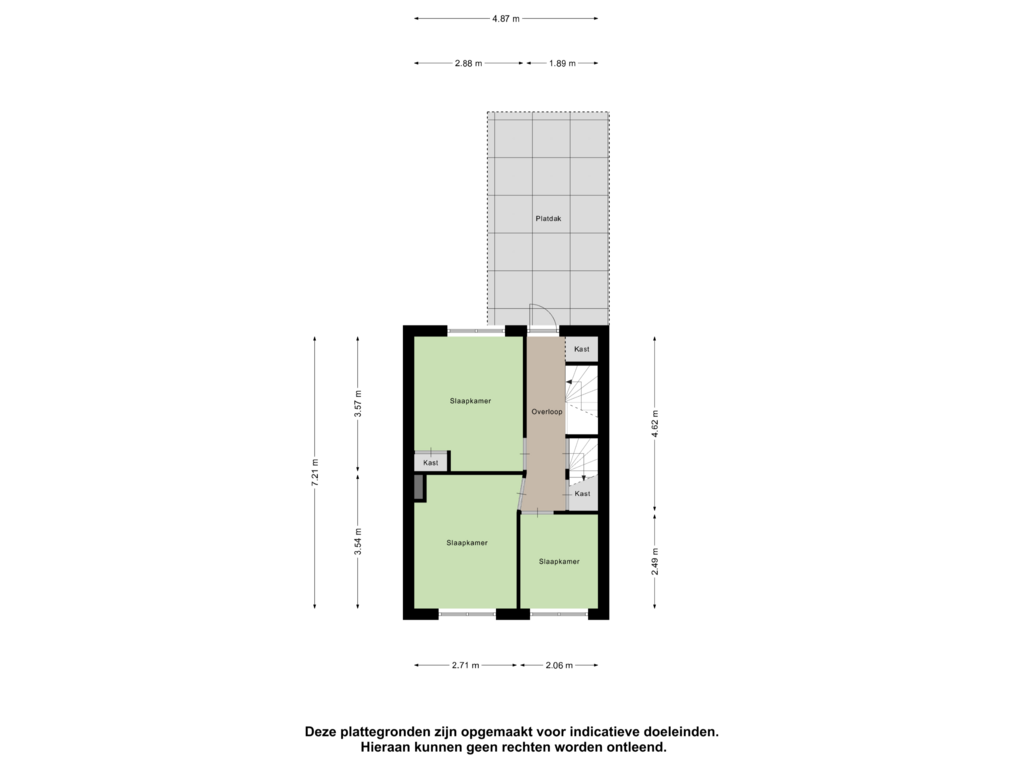 Bekijk plattegrond van Eerste Verdieping van Oude Deldenerweg 262