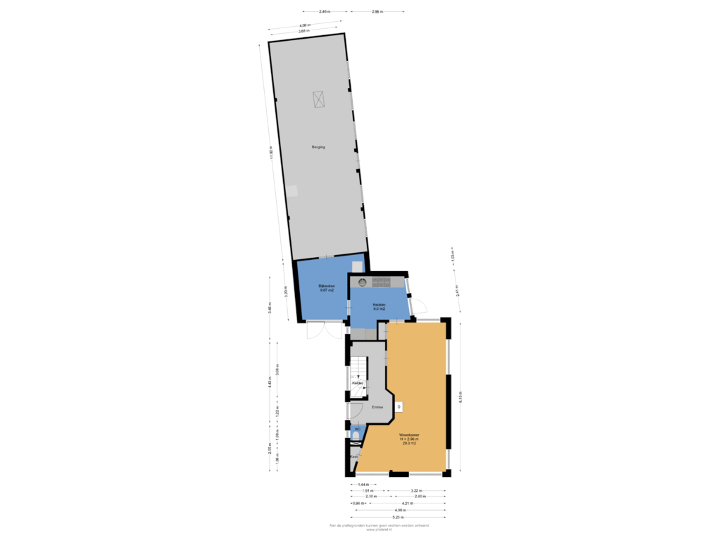 Bekijk plattegrond van Begane Grond van Eikenlaan 64