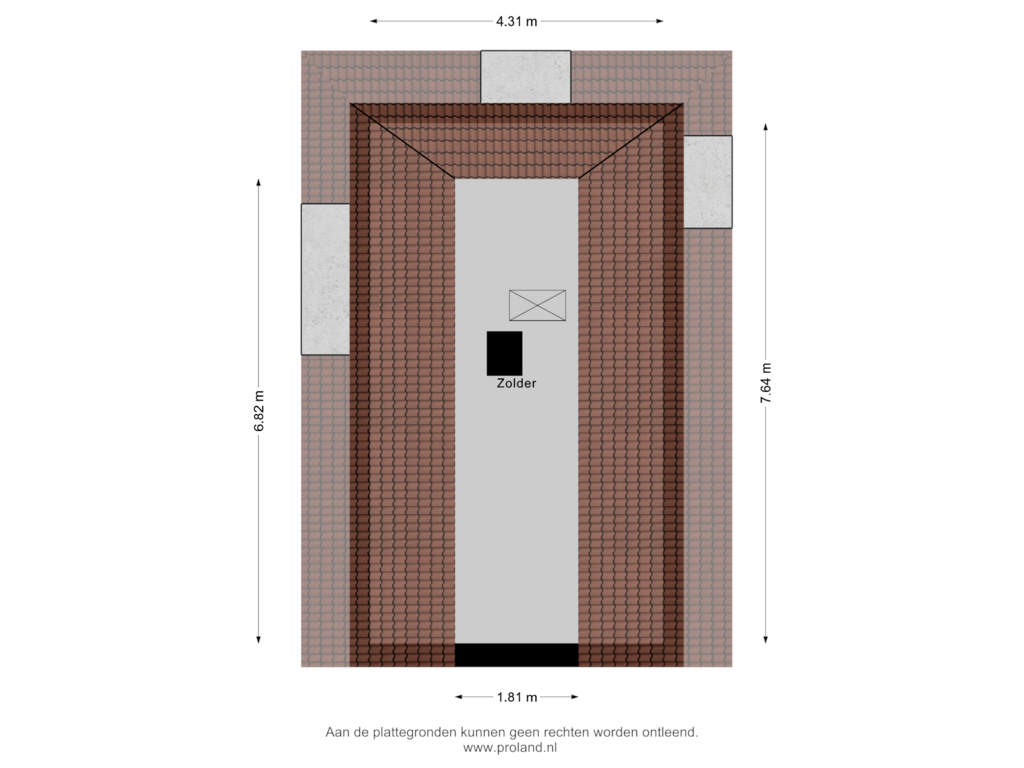 Bekijk plattegrond van 2e Verdieping van Eikenlaan 64