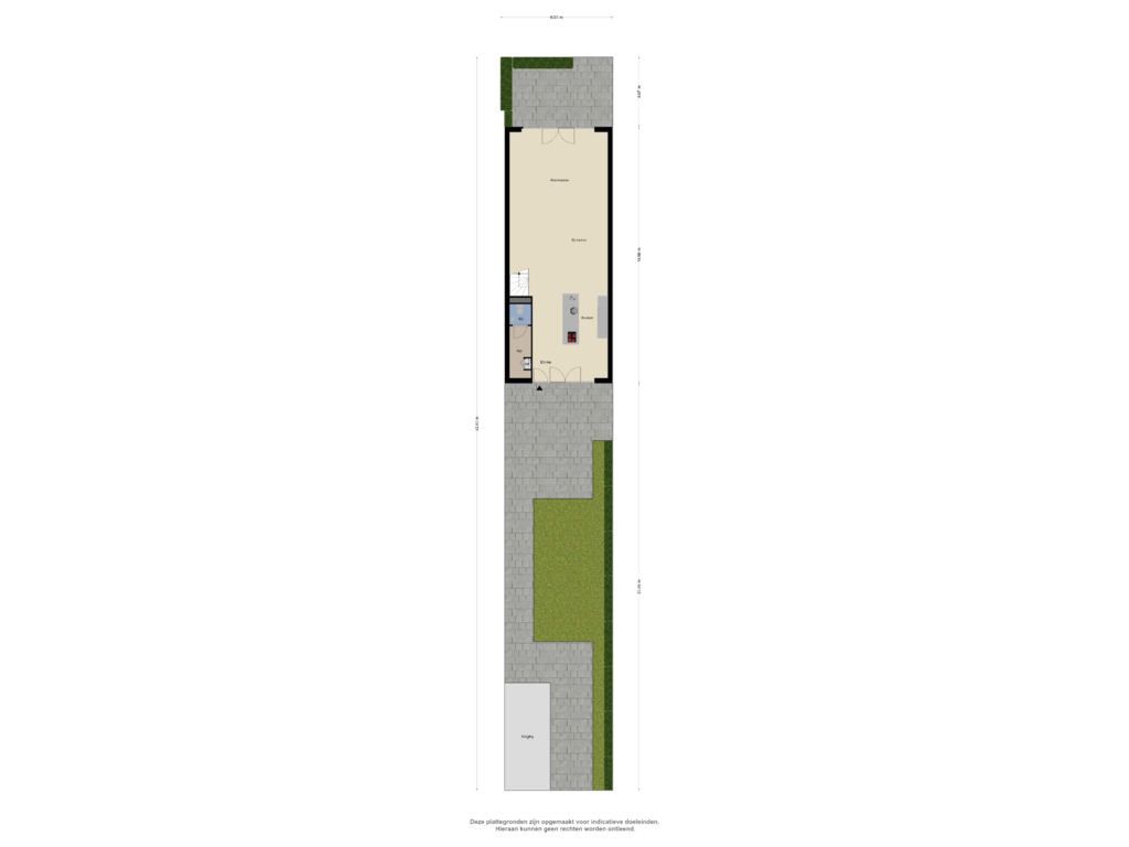 Bekijk plattegrond van Begane Grond Tuin van Odinstraat 52