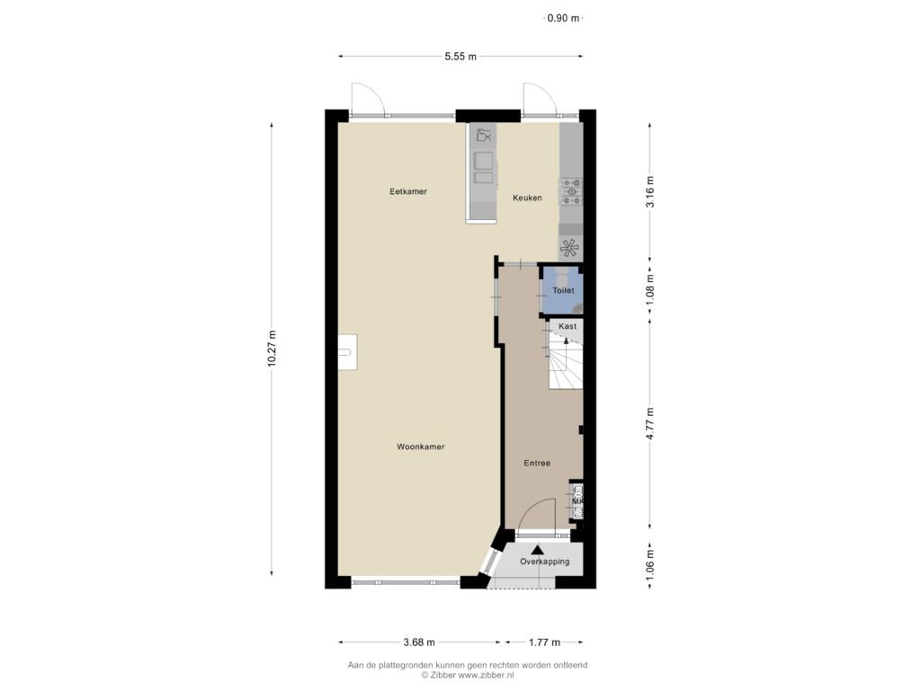 Bekijk plattegrond van Begane Grond van Leeuwerikstraat 53