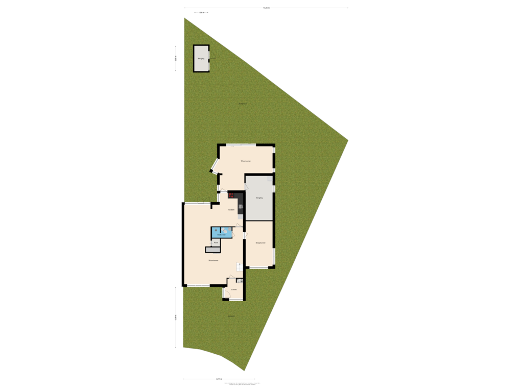 Bekijk plattegrond van Situatie van Baetenburg 9