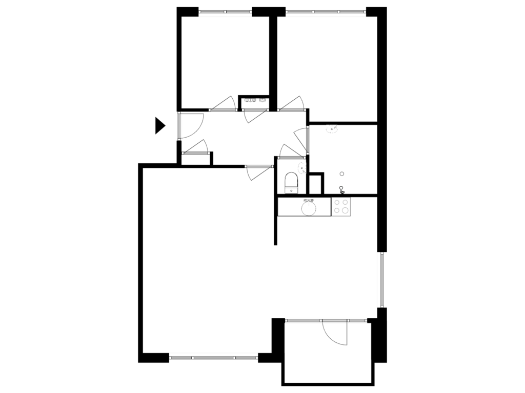 Bekijk plattegrond van EERSTE VERDIEPING van Gooierserf 320