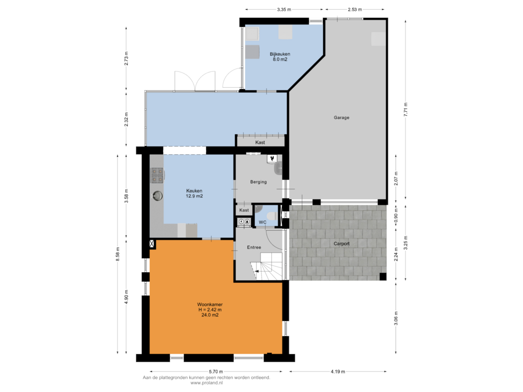 Bekijk plattegrond van Begane Grond van De Esken 5