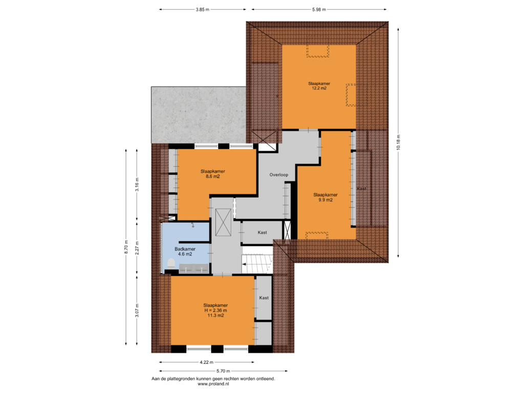 Bekijk plattegrond van 1e Verdieping van De Esken 5