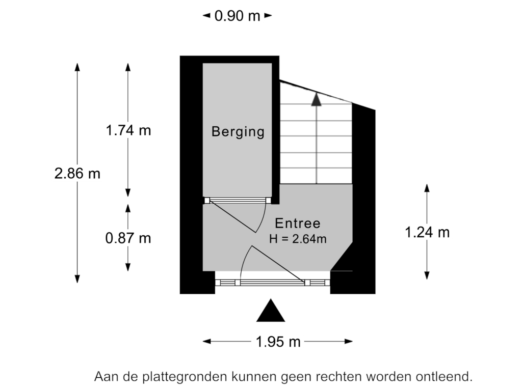 View floorplan of Begane grond of Willem van Hillegaersbergstraat 14-C