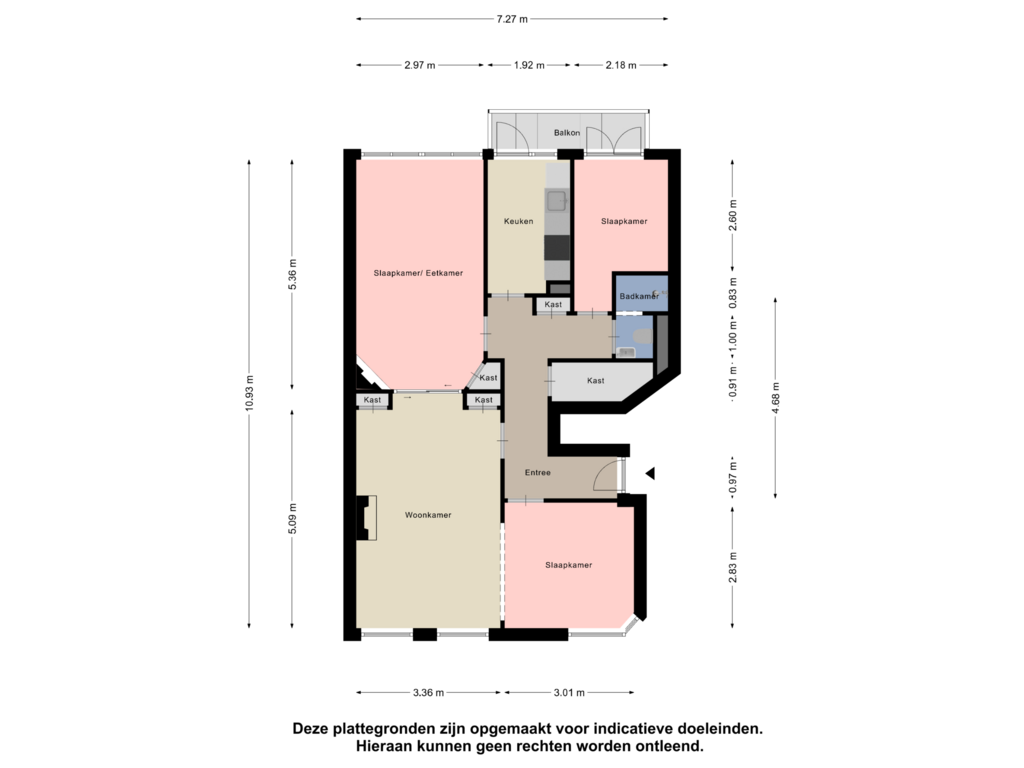 Bekijk plattegrond van Appartement van Soestdijksekade 452