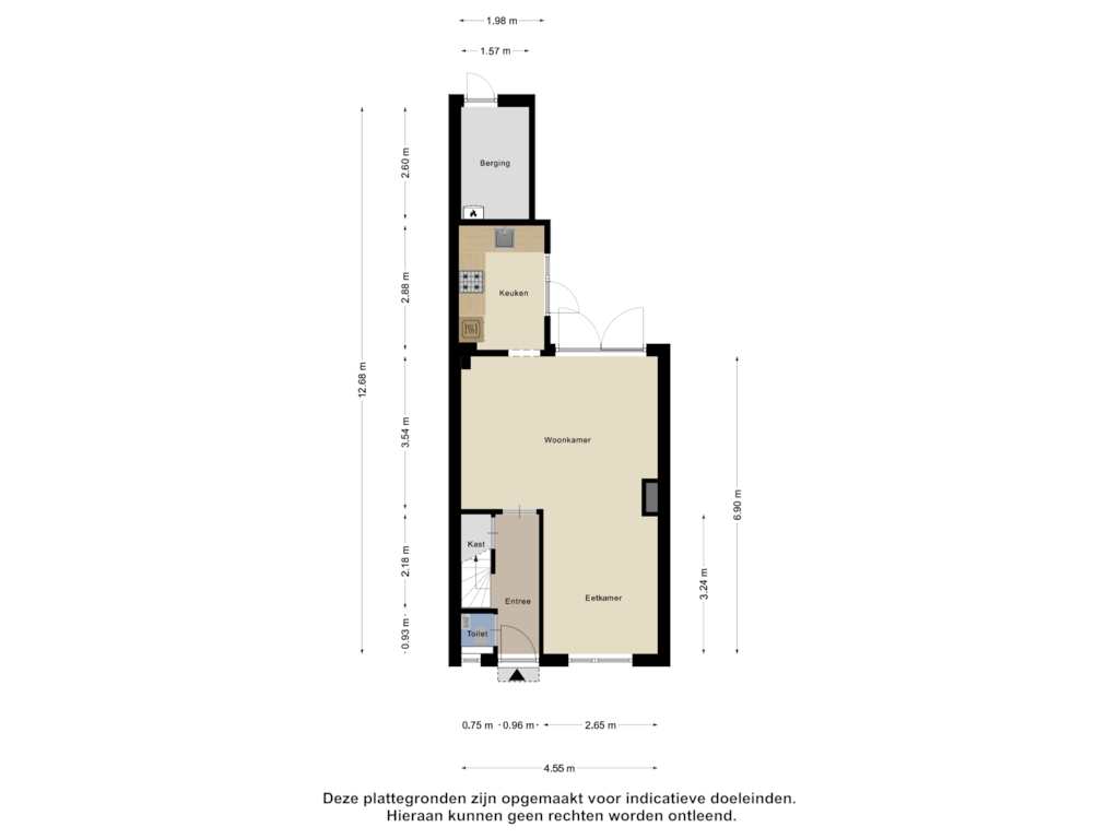 Bekijk plattegrond van Begane Grond van Byzantiumstraat 69