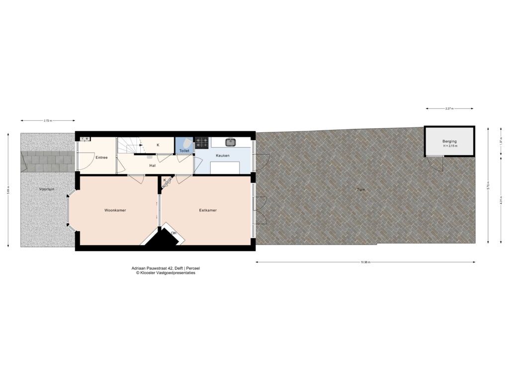 Bekijk plattegrond van Perceel van Adriaan Pauwstraat 42