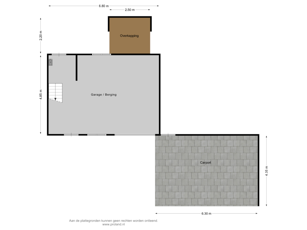 Bekijk plattegrond van Garage van Petersteeg 1