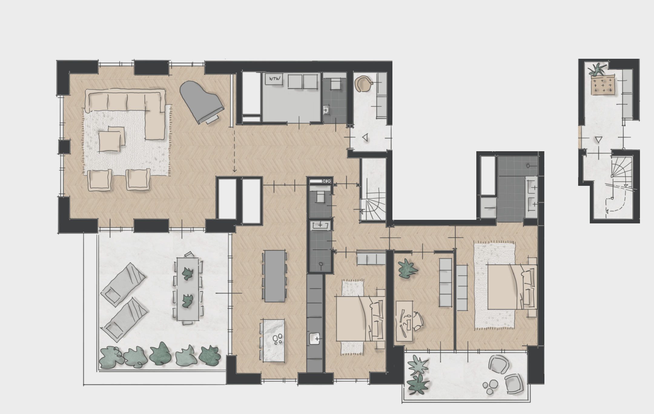 Penthouse - A12 (Bouwnr. 126)  