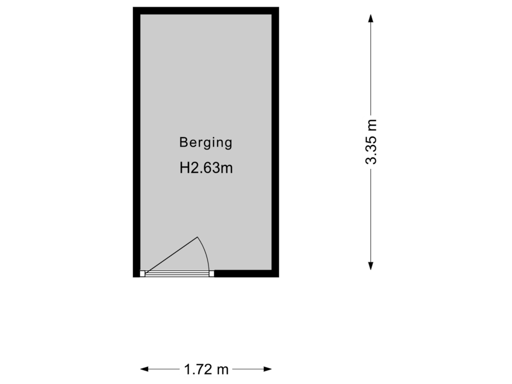 Bekijk plattegrond van Berging van Schouwburgplein 32