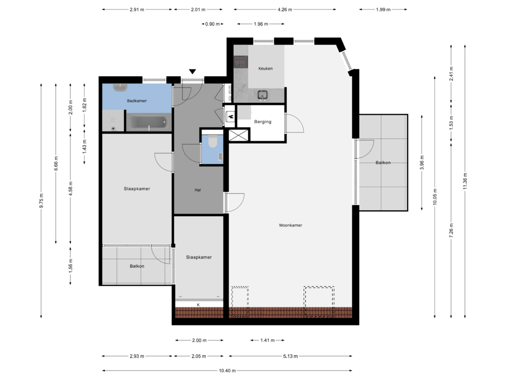 Bekijk plattegrond van 3e Verdieping van Haenenburgh 28