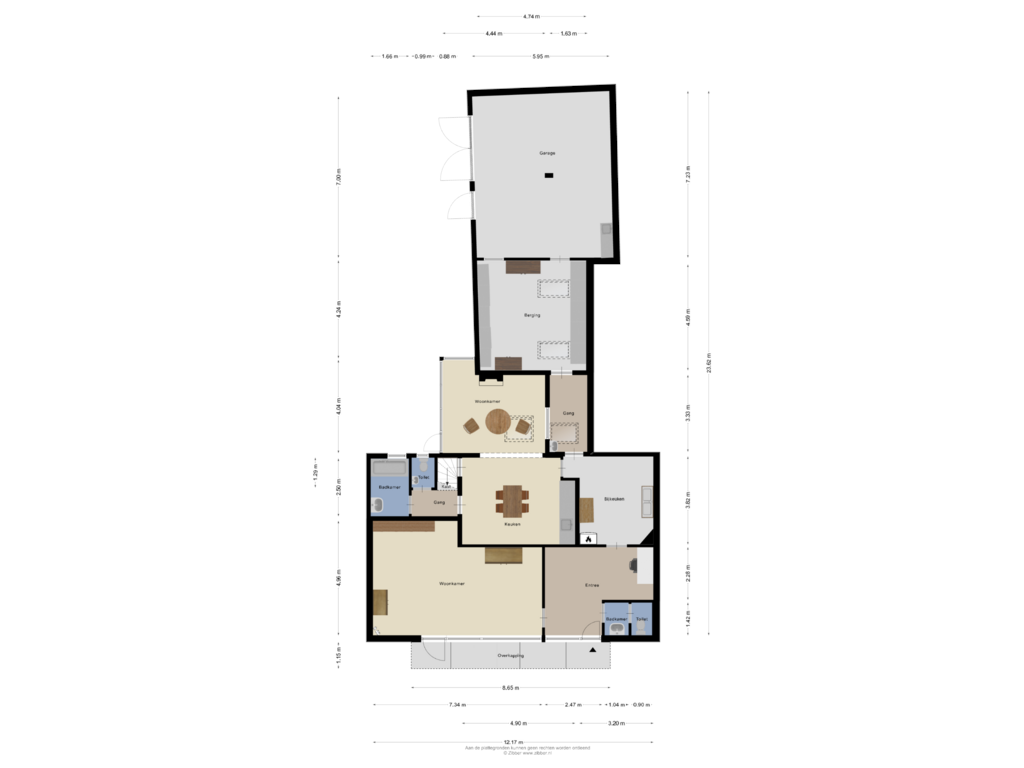 Bekijk plattegrond van Begane grond van Dorpstraat 17