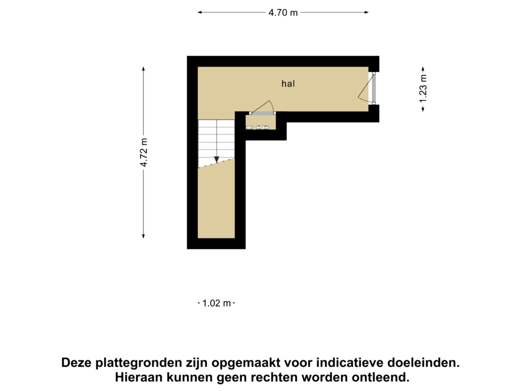 Bekijk plattegrond van Begane grond van Feijenoordkade 20