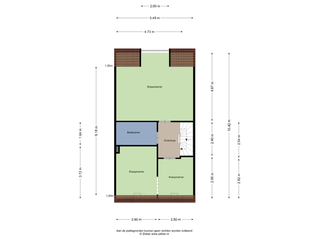 Bekijk plattegrond van Eerste Verdieping van de Gildekamp 3004