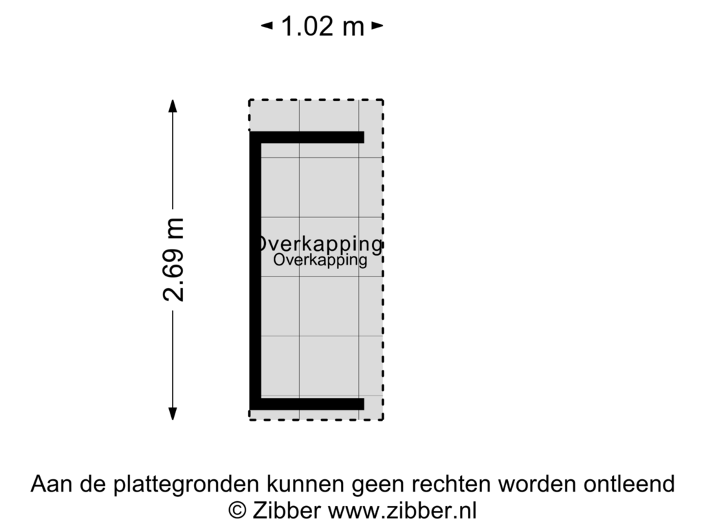 Bekijk plattegrond van Overkapping van Sint Joostdijk 60