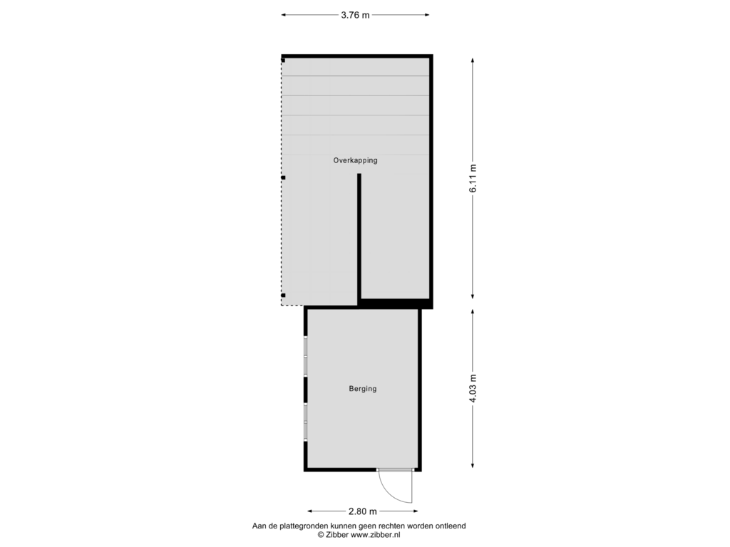 Bekijk plattegrond van Berging van Frjentsjerterein 10