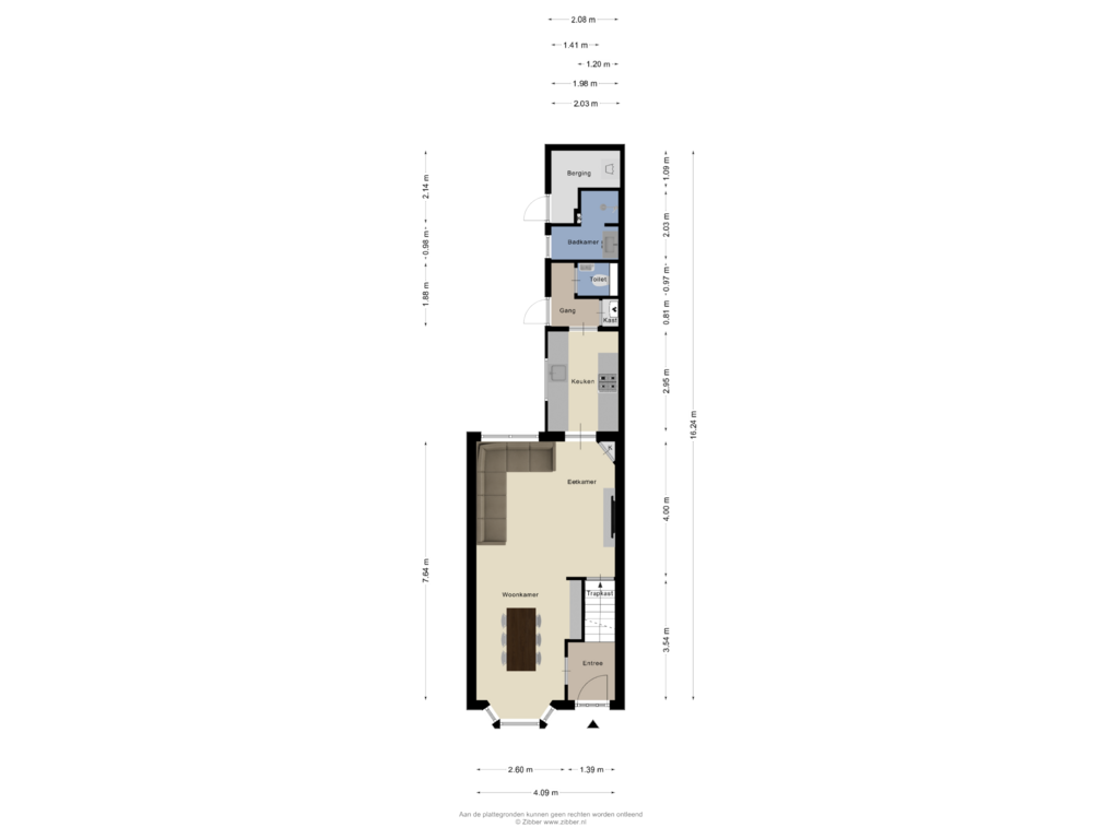 Bekijk plattegrond van Begane grond van Hyacintstraat 36