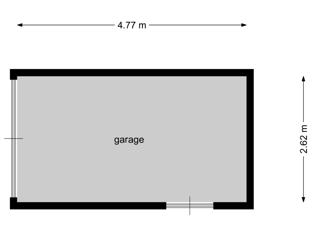 Bekijk plattegrond van garage van Klokkenberg 122