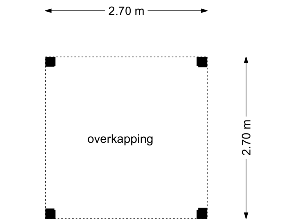 Bekijk plattegrond van overkapping van Klokkenberg 122