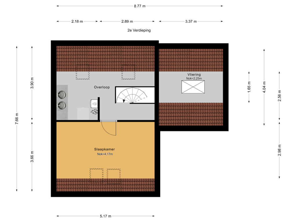 Bekijk plattegrond van 2e Verdieping van Saffier 78