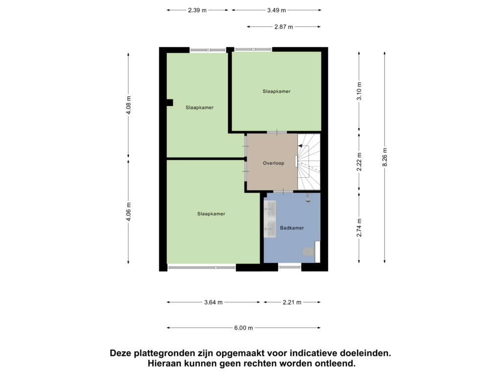 View floorplan of Eerste Verdieping of Hornwaard 108