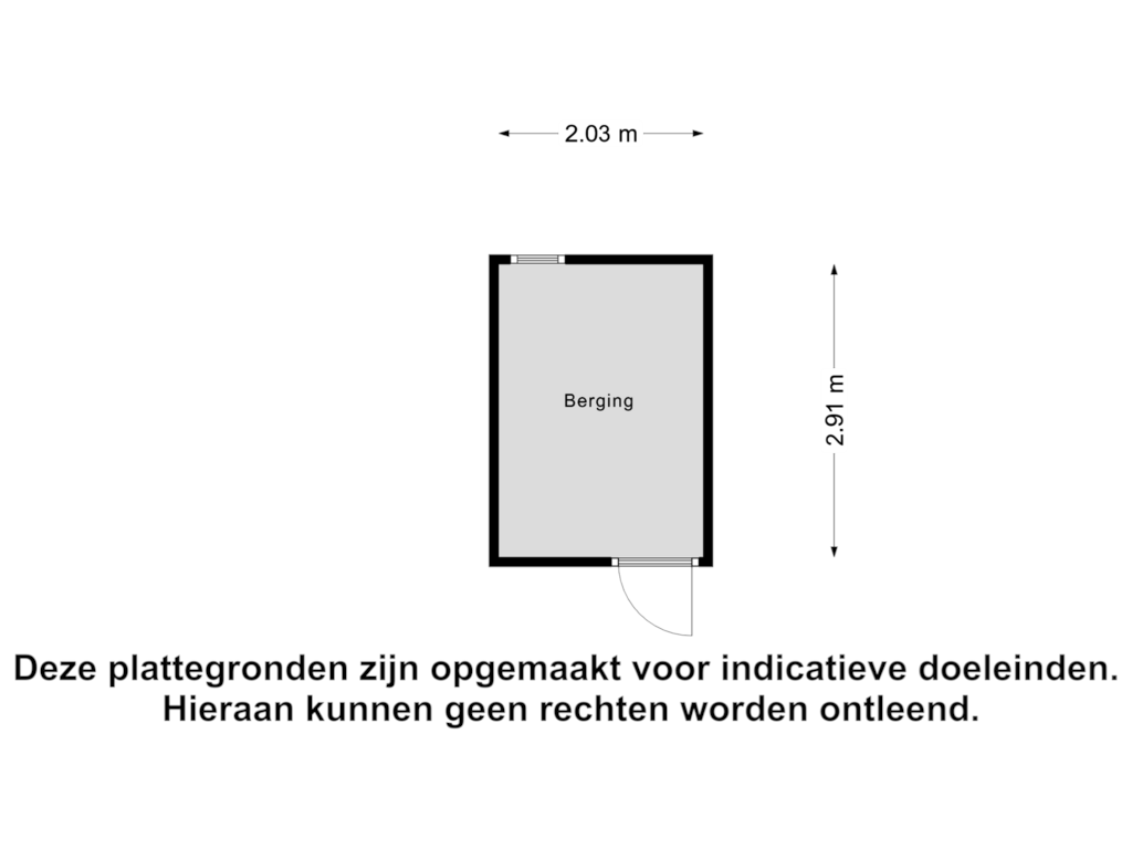 Bekijk plattegrond van Berging van Korfoedreef 195