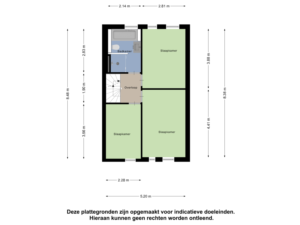 Bekijk plattegrond van Eerste Verdieping van Anthony Staringdreef 8