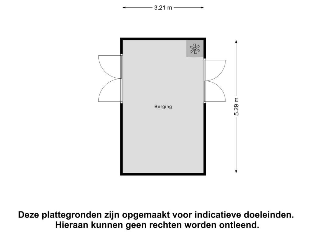 Bekijk plattegrond van Berging van Anthony Staringdreef 8