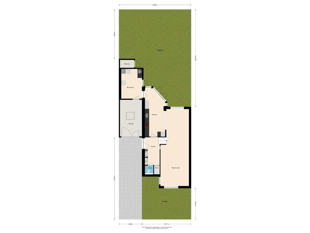 Bekijk plattegrond van Situatie van Sloppenbrugge 7