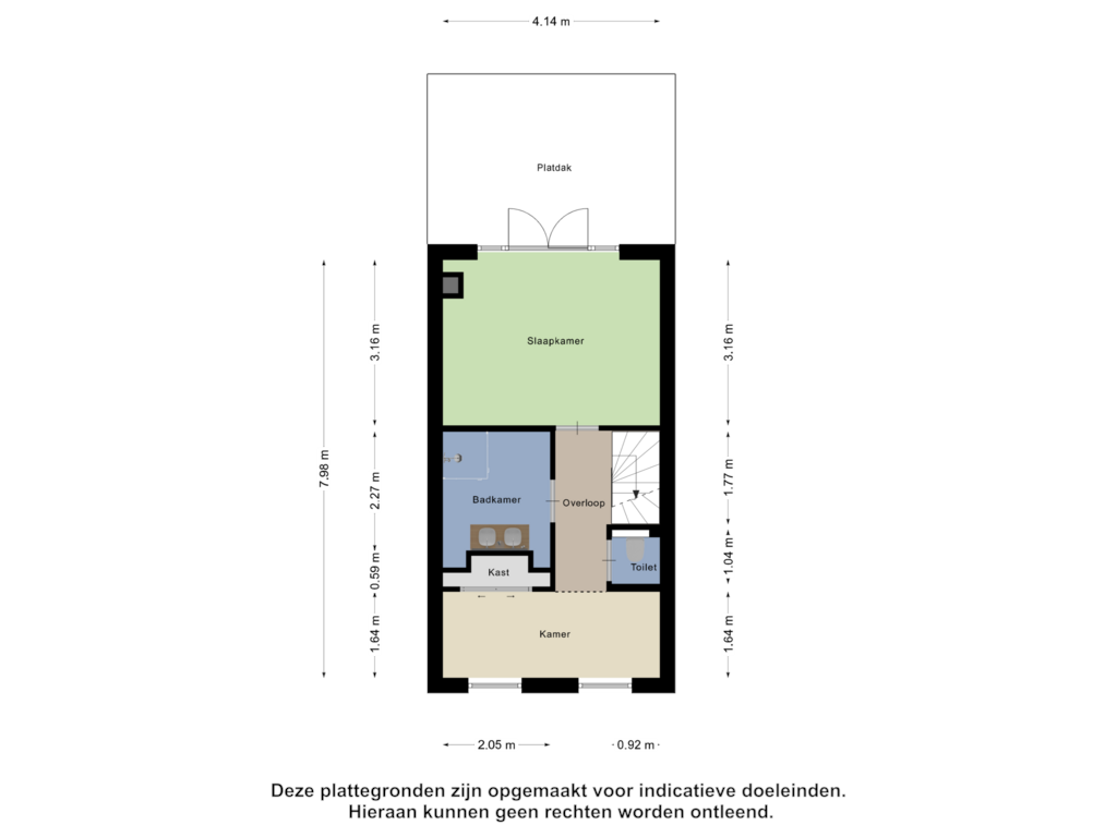 Bekijk plattegrond van Eerste Verdieping van Kritzingerstraat 5