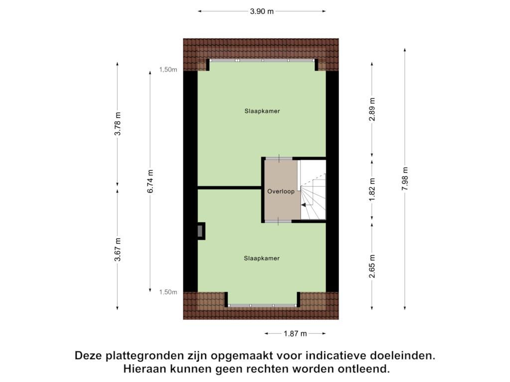 Bekijk plattegrond van Tweede Verdieping van Kritzingerstraat 5