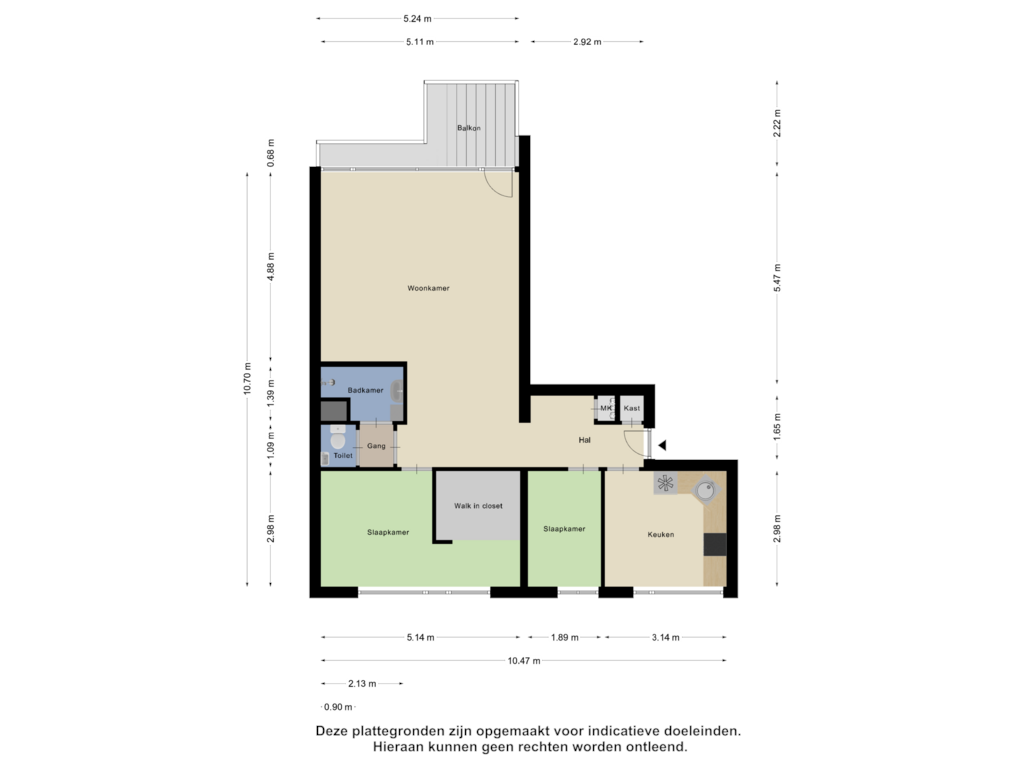 View floorplan of Appartement of Weena 1005