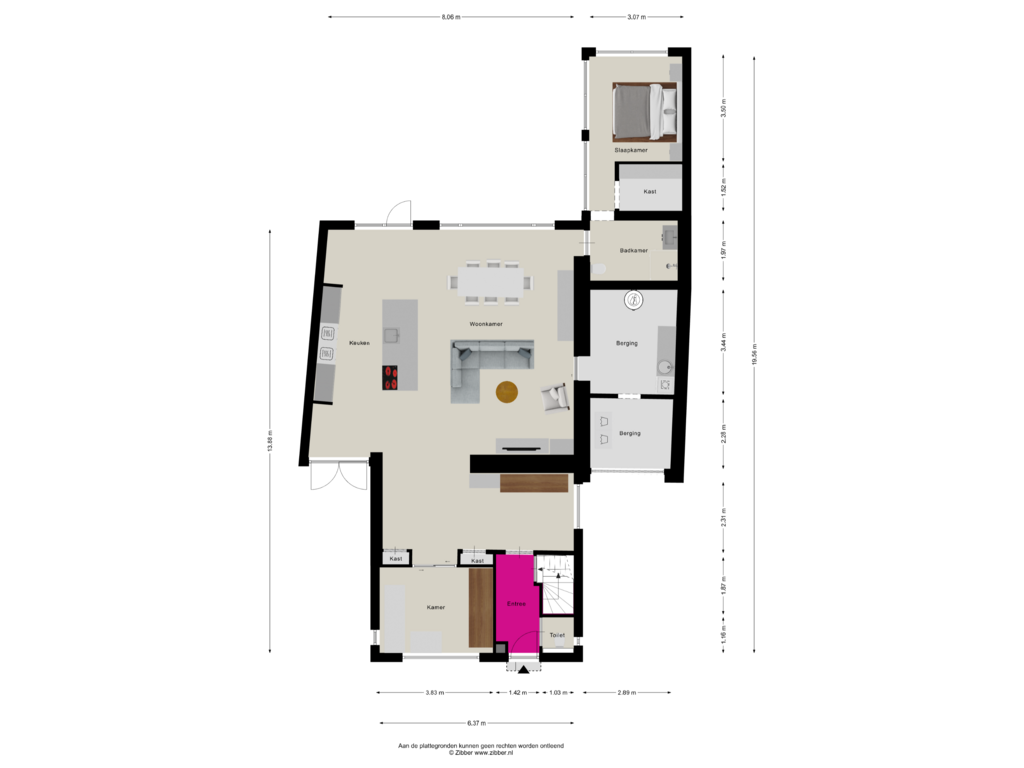 Bekijk plattegrond van Begane Grond van Kerkakkerstraat 37