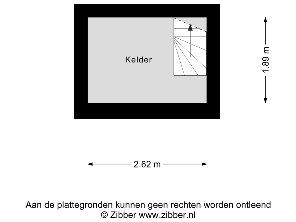 Bekijk plattegrond van Kelder van Kerkakkerstraat 37