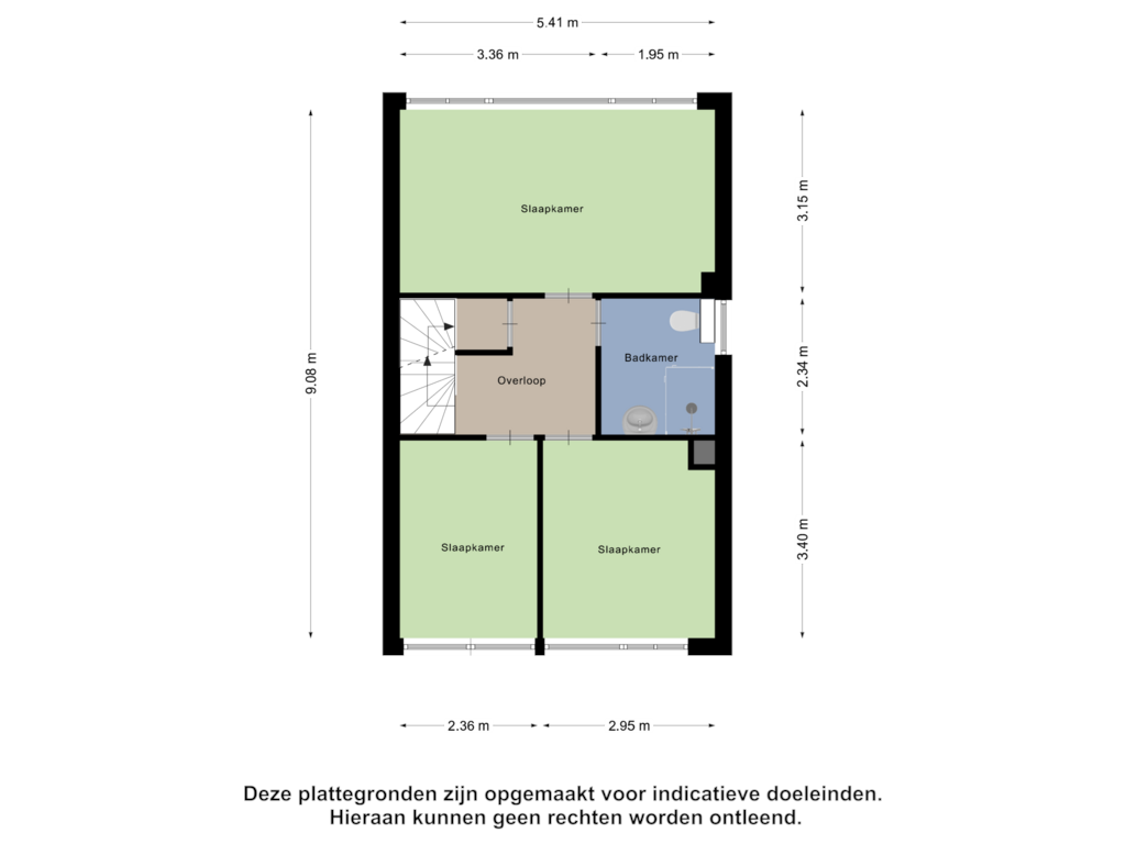 Bekijk plattegrond van Eerste Verdieping van Marnehiem 16