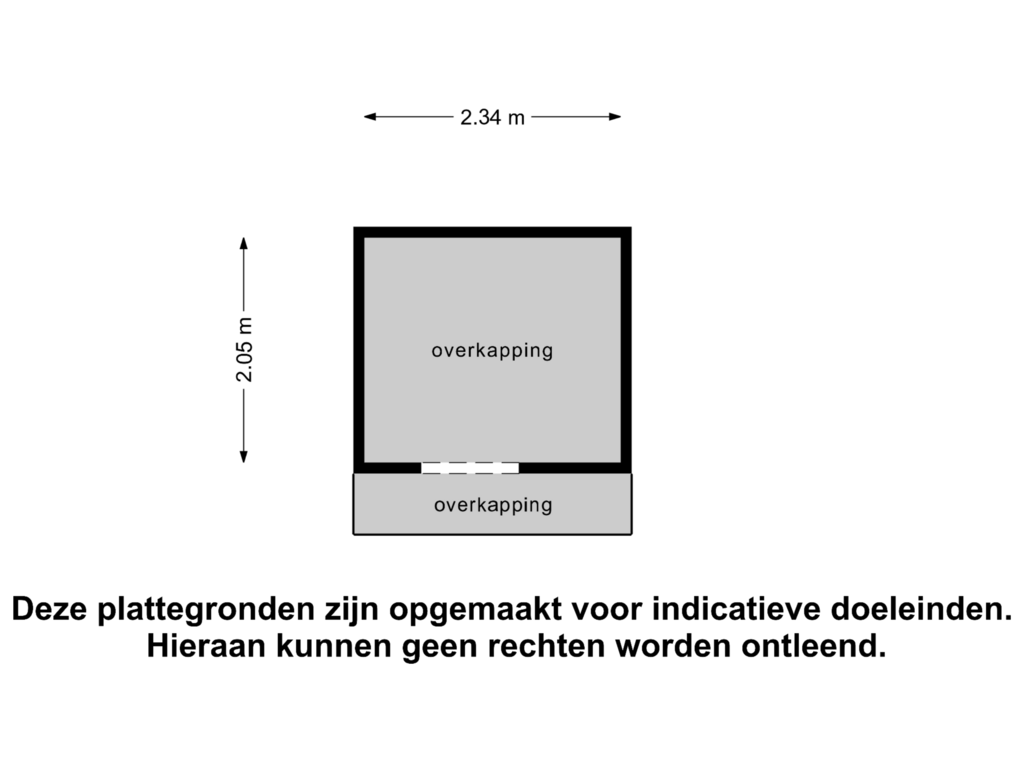 View floorplan of Berging of Eikenhof 7