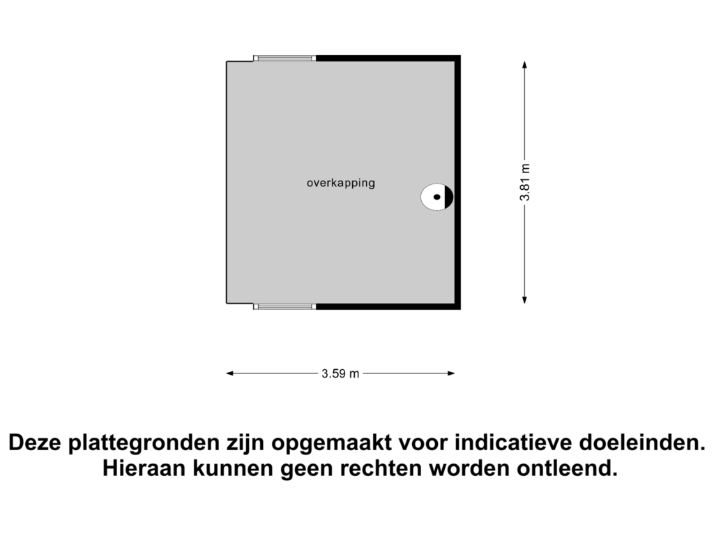 View floorplan of Overkapping of Eikenhof 7