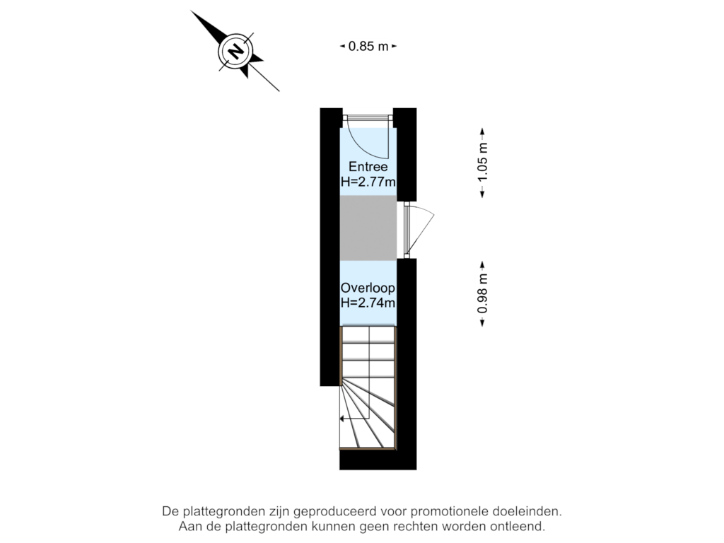 Bekijk plattegrond van Begane Grond van West-Varkenoordseweg 355-B