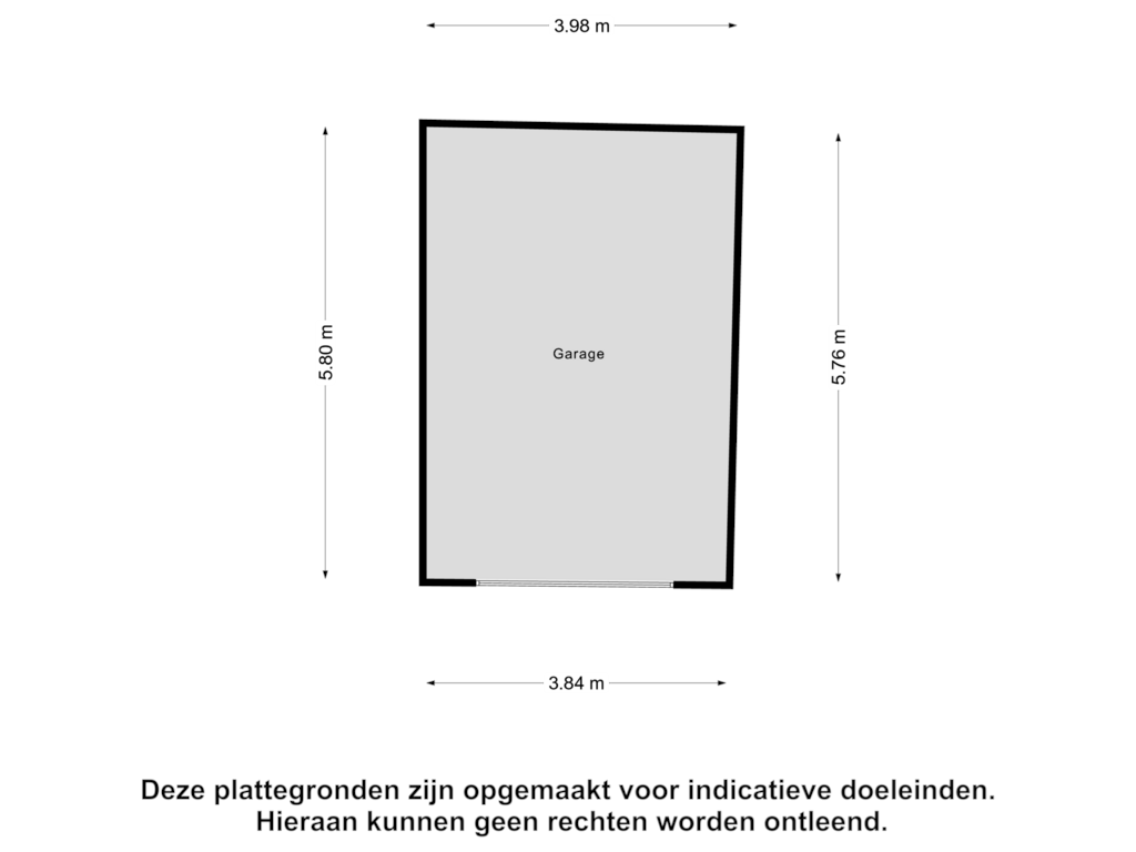 Bekijk plattegrond van Garage van Westerstraat 6