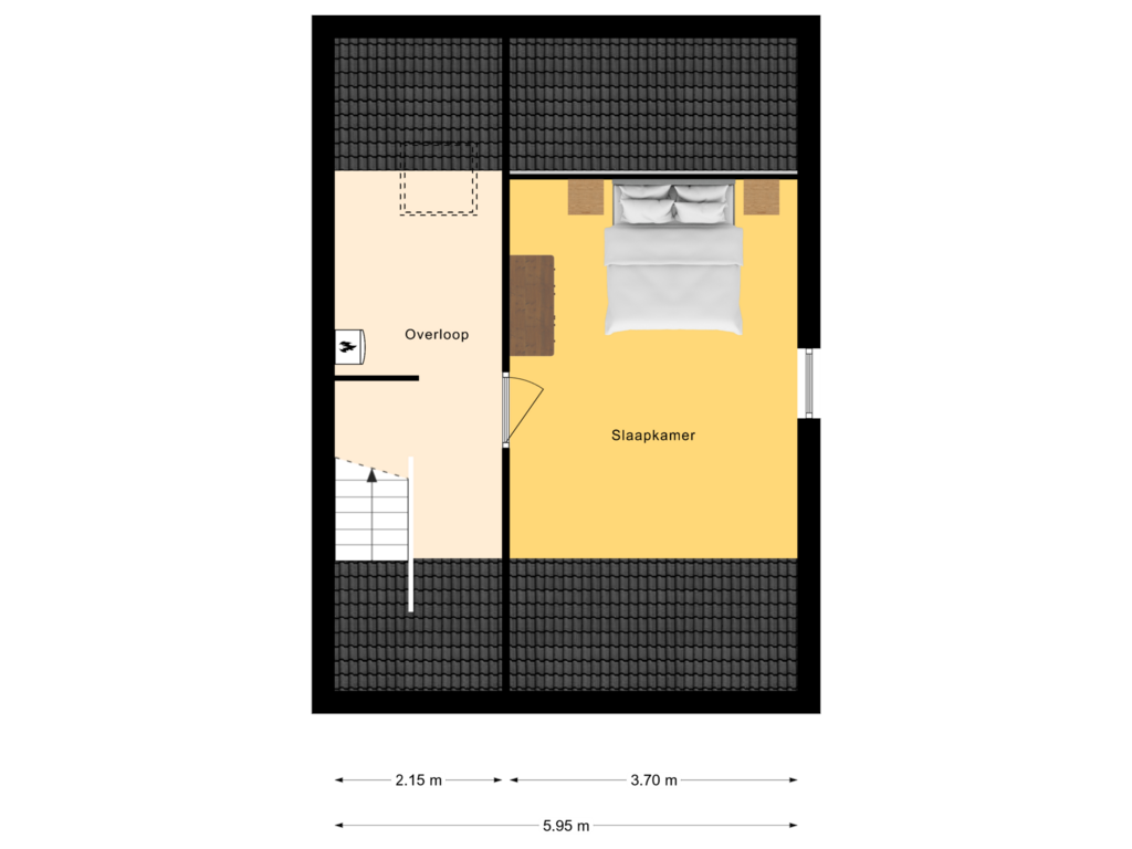 Bekijk plattegrond van 1e Verdieping van Olde Mensink 34