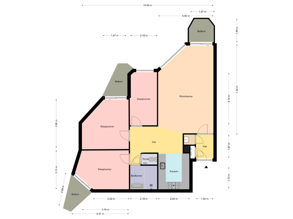 Bekijk plattegrond van Begane grond van Braamberg 122